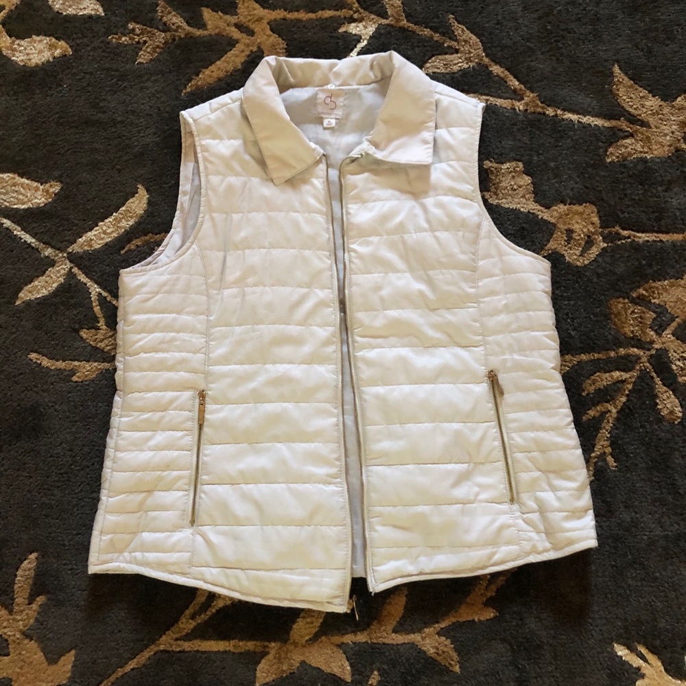 Dress Barn Cream Vest